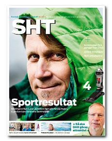 OMslaget till SHT 3-2012. Lars Lövström i grön huva.