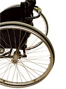 En manuell rullstol