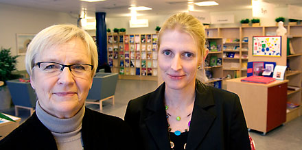 Ulla Sturaeus och Catrin Tufvesson på SPSM