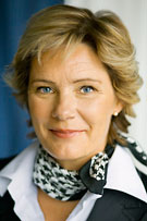 Maria Larsson, äldre- och folkhälsominister med ansvar för bland annat hjälpmedel.